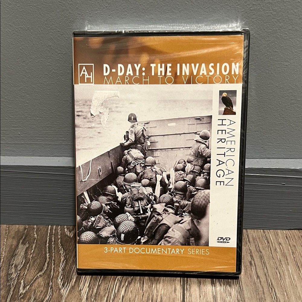 New sealed d-day the invasion march to victory 3 part documentary dvd